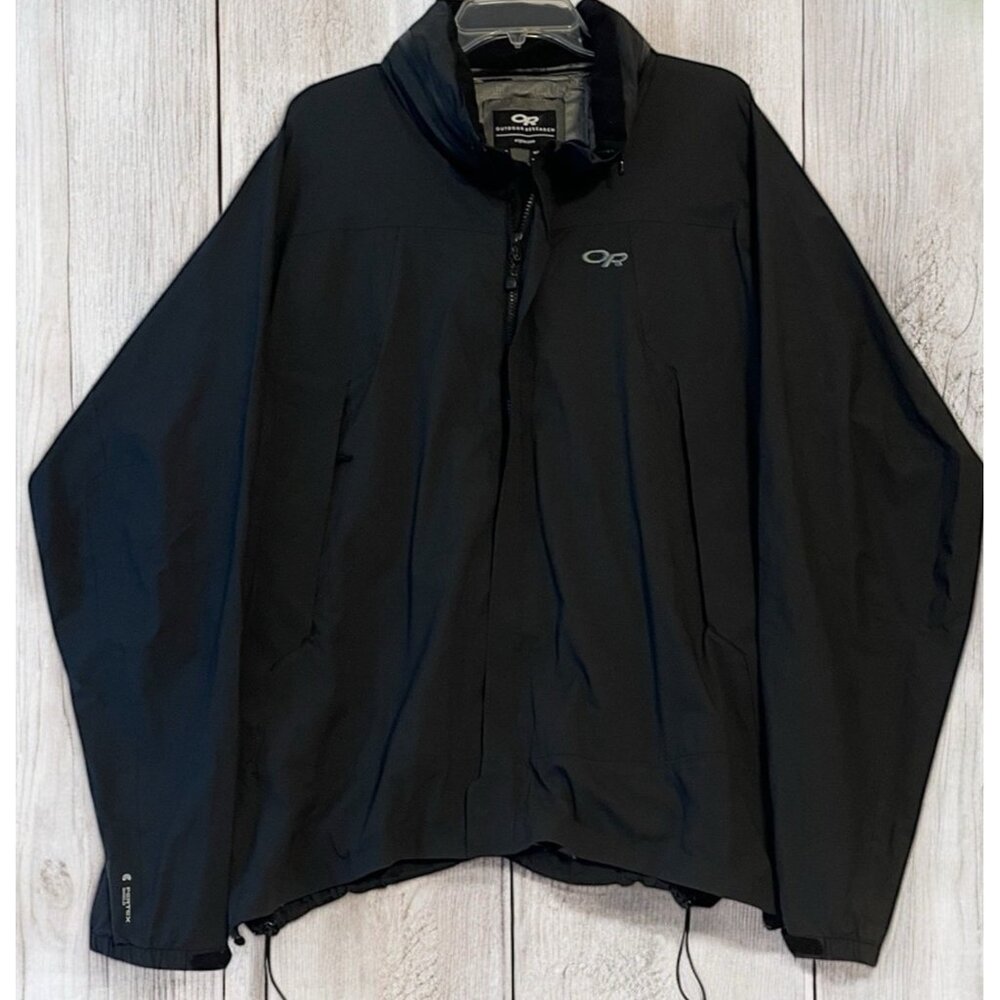 Outdoor Research Jacket 2XL Gray  Pertex Shield Rain Shell